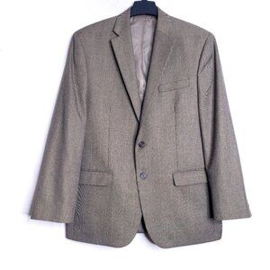 Chaps Tan Suit Jacket Blazer Sport Coat Men's Size 42R
